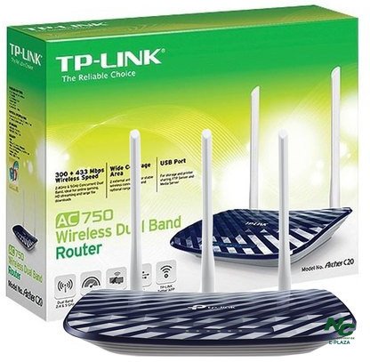 TP-Link Archer C20 AC750 Dual Band WiFi Router