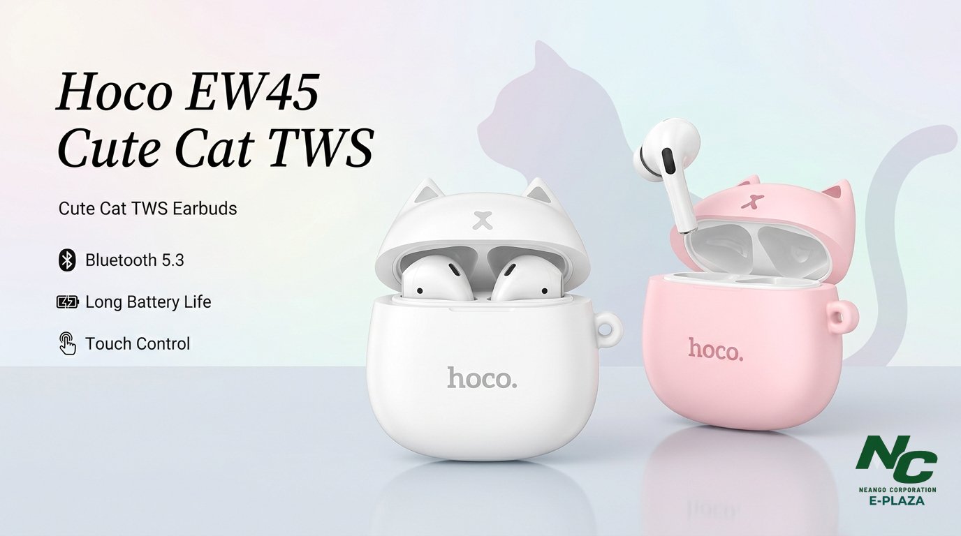 Hoco EW45 Cute Cat TWS Earbuds - Neango Corporation