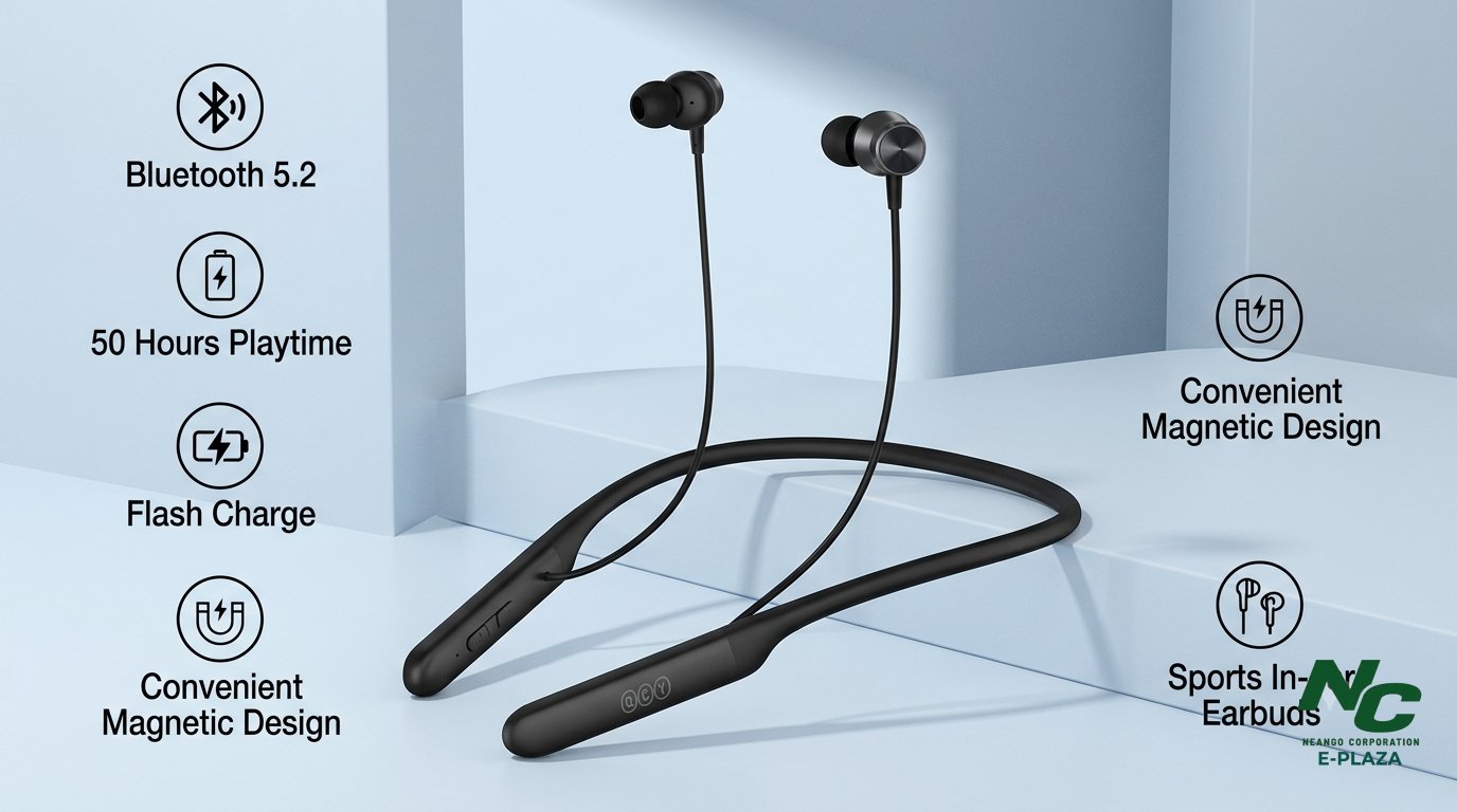 QCY C2 Wireless Neckband - Neango Corporation