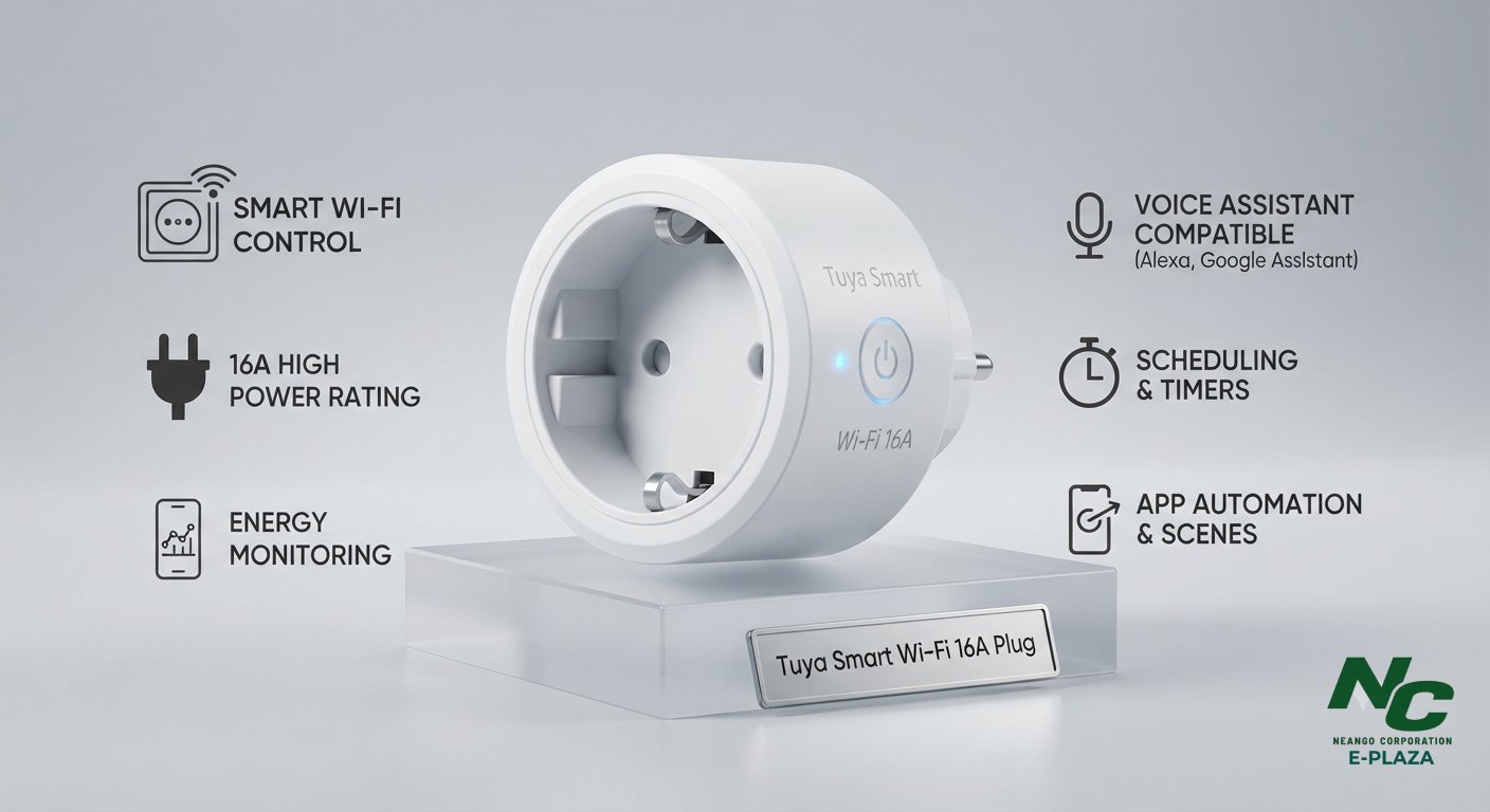 Tuya Smart Wi-Fi 16A Plug - Neango Corporation