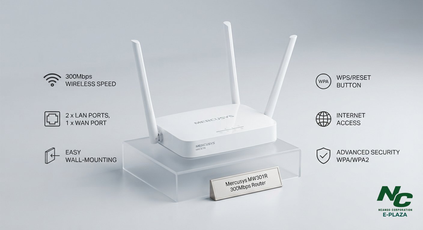Mercusys MW301R 300Mbps Router - Neango Corporation